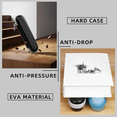 Detachable strap for hanging or carrying the case