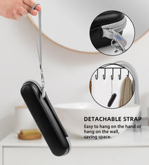 Compact portable toothbrush travel case for home or travel