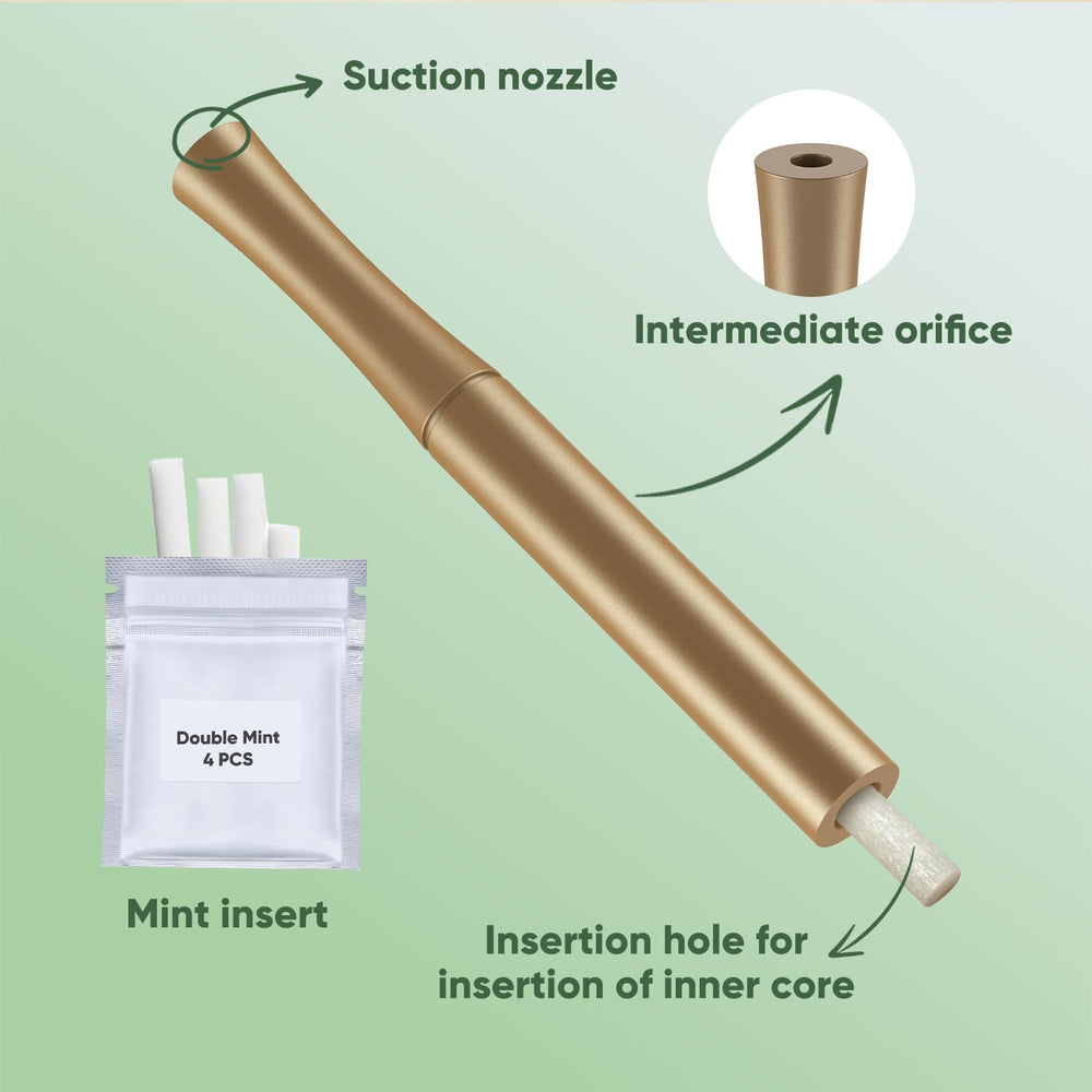 Close-up of inner core packs for natural plant extract flavor