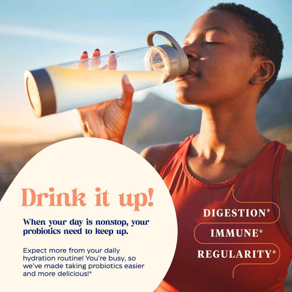 7-strain probiotic blend label for SubCulture Peach Bliss