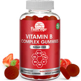 Front view of Sugar Free Vitamin B Complex Gummies bottle (60 gummies)