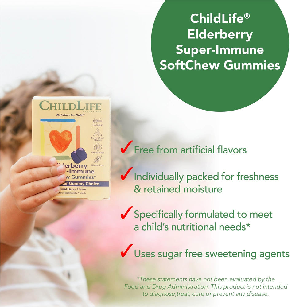 Sugar-free berry-flavor elderberry gummies banner