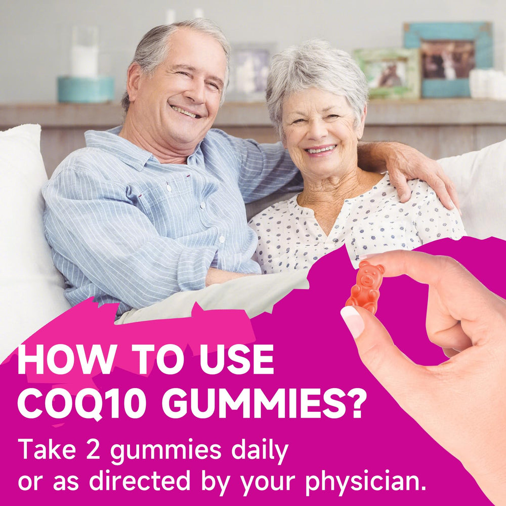 Non-GMO and gluten-free packaging for CoQ10 Gummies