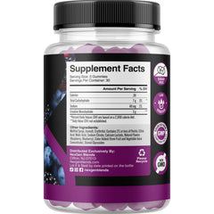 Packaging image for Sugar Free Creatine Gummies Wild Berry 90ct