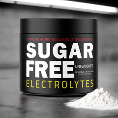 Sugar Free Electrolytes on-the-go mix bottle cap for convenient hydration