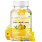 Front view of Sugar Free Glucosamine Chondroitin Gummies bottle