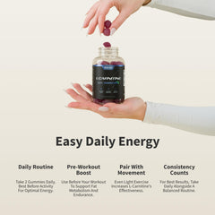 Brand packaging design for Sugar Free L-Carnitine 500mg Gummies