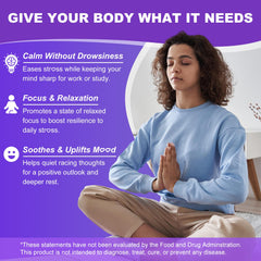 Close-up of strawberry-flavored vegan L-Theanine gummy