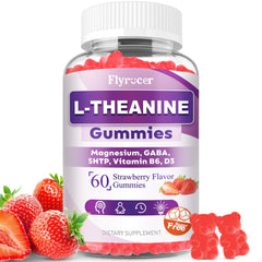 Front view of Sugar Free L-Theanine Gummies bottle
