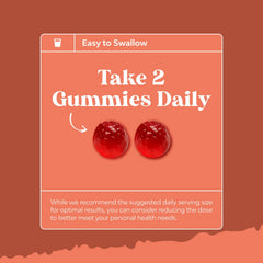 Sugar-free label on gummy bottle