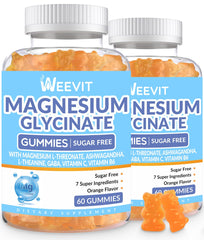 Sugar-Free Magnesium Glycinate Gummies bottle with L-Threonate label