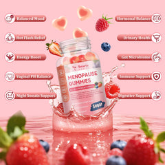 Energy support and mood balance ingredients in gummies