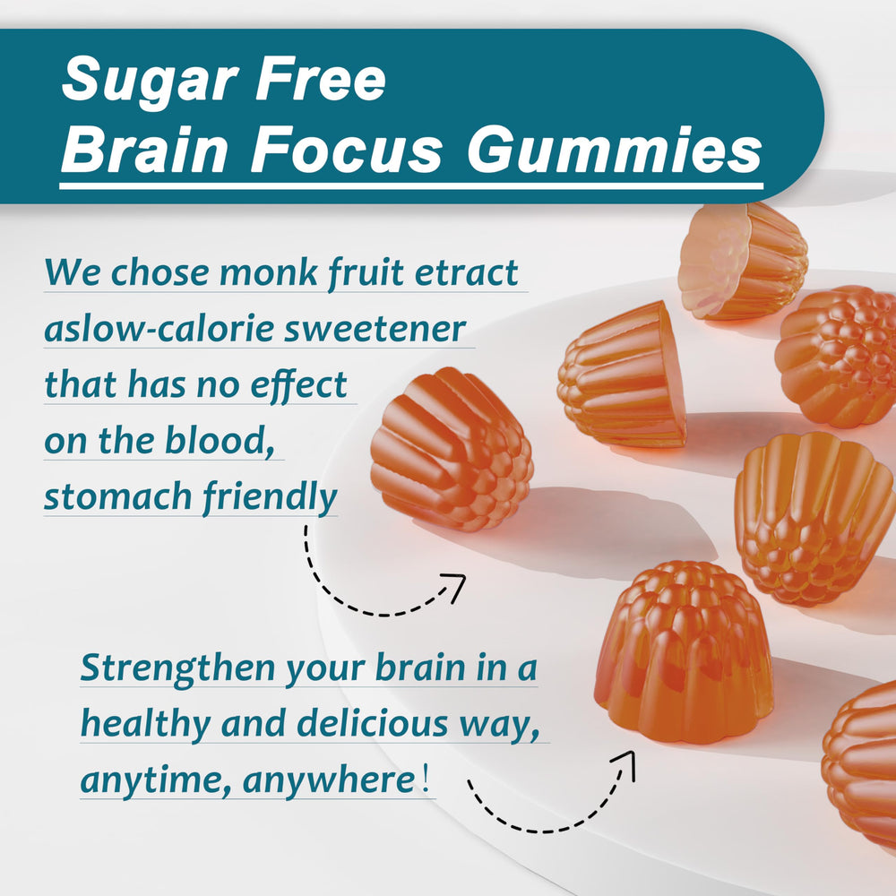 Sugar-free monk fruit sweetened gummies