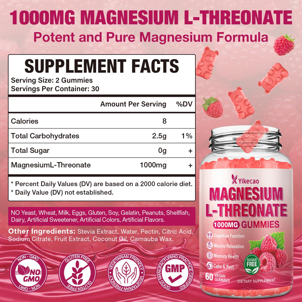 Sugar-free raspberry flavored gummies in packaging