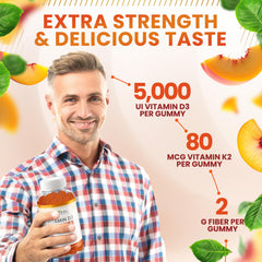 Wellness concept image showing bones, immune support, and heart health