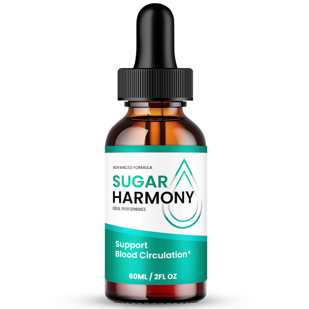 Front view of Sugar Harmony Drops bottle