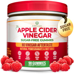 Sugar-free ACV gummies in a bottle (90 chews)