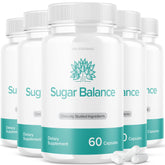 SugarBalance 5 pack capsules bottle with 300 capsules