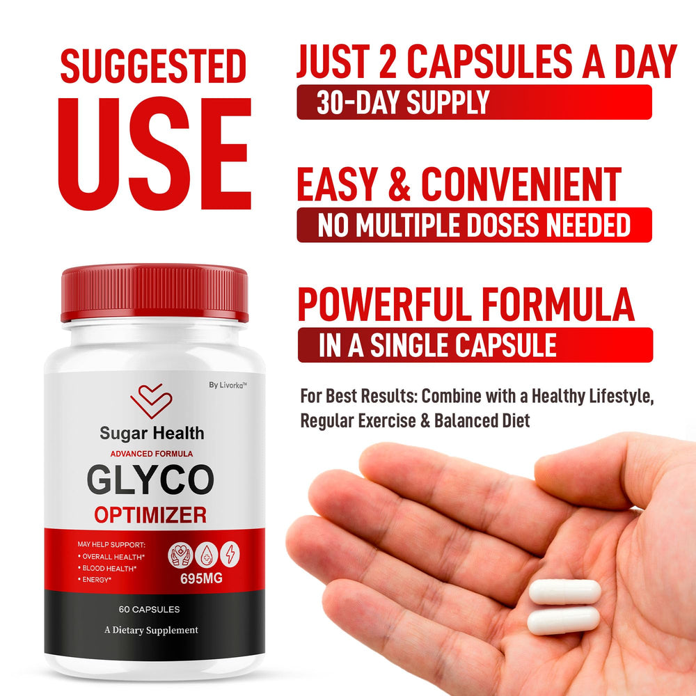 Glyco Optimizer packaging and bottle on white background