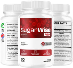 Product shot of SugarWise Pro Capsules 300 count