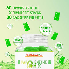 Nutrition label and GMP/quality indications on packaging