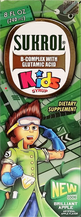 Sukrol Apple Syrup bottle with apple flavor