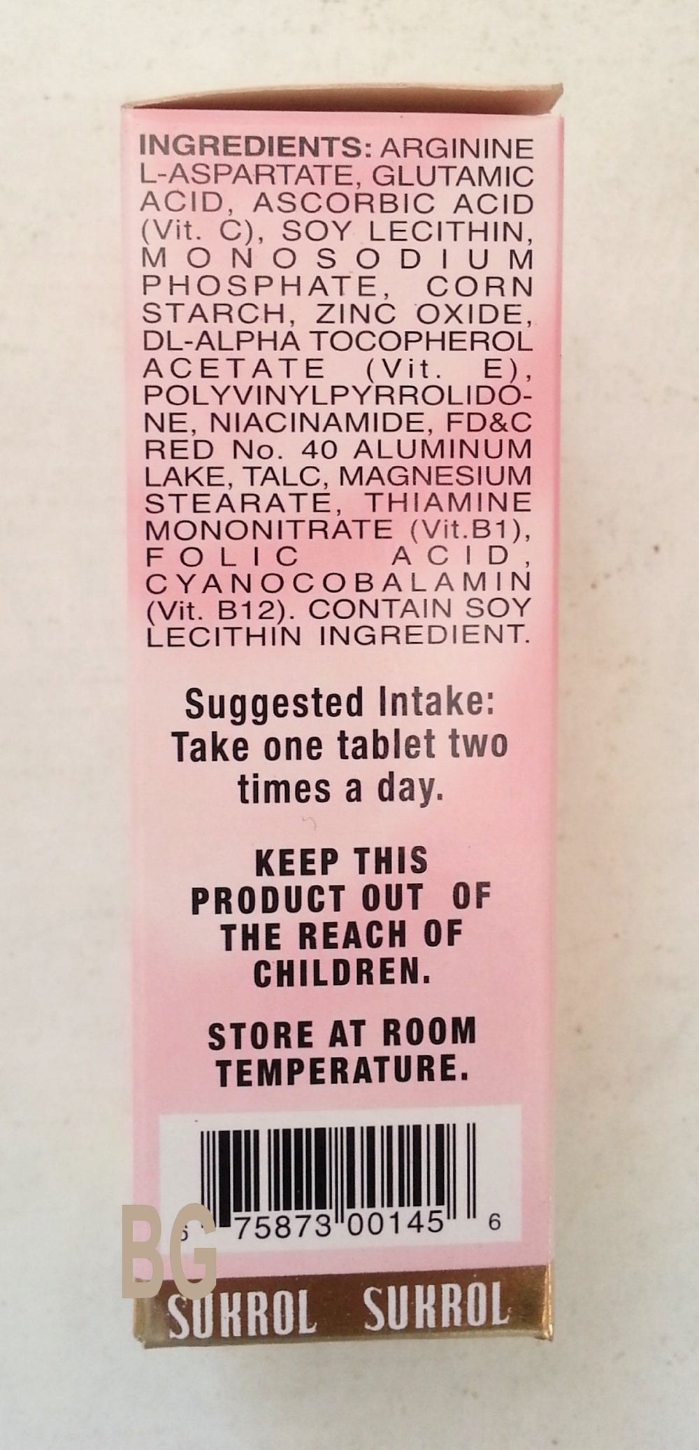 Sukrol Vigor Mujer tablets and bottle – Vitamin E dietary supplement