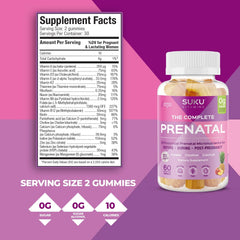Close-up of SUKU Prenatal Gummies texture