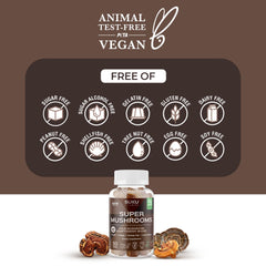 50-count bottle of SUKU Super Mushroom Gummies