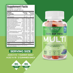 Icon collage highlighting 19 nutrients and bone support