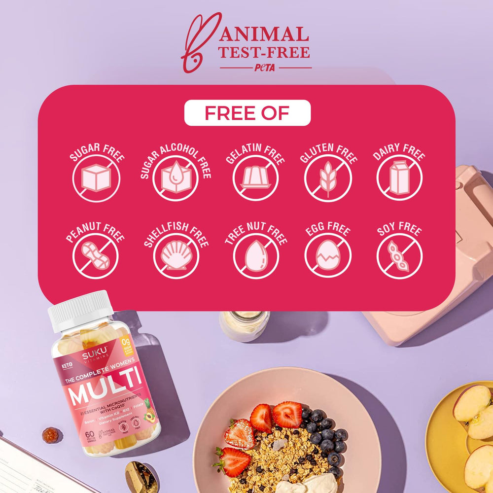 60-count bottle packaging for SUKU Complete Women's Multi