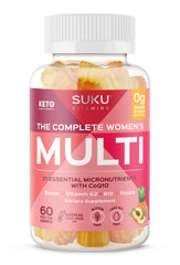 SUKU Vitamins Complete Women’s Multi with Boron and K2 – Pineapple Peach Gummies, 60 count