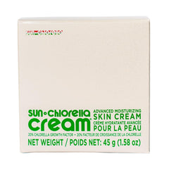 Sun Chlorella closeup of paraben-free seal reinforces clean beauty claim