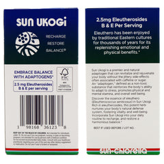 Nutrition facts and ingredients panel on bottle