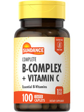 Front label of Sundance Complete B-Complex with Vitamin C - 100 Caplets