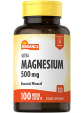 Sundance Magnesium Supplement bottle with label showing 500 mg Magnesium Oxide