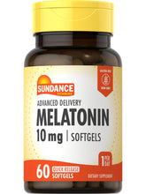 Sundance Melatonin 10mg 60 softgels bottle front
