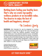 Berry-flavored Sundance Melatonin packaging close-up