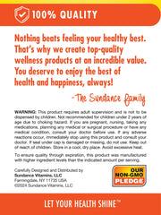 Image showing use before, during, and after pregnancy with Sundance prenatal gummies