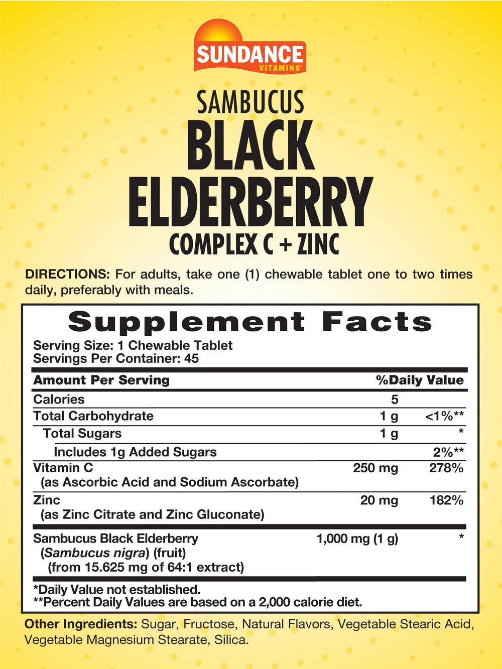 Close-up of elderberry chewable tablets in berry flavor