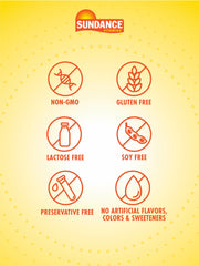 Sundance Vitamin D3 bottle Non-GMO and gluten-free