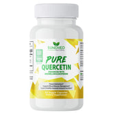 Front view of Sundhed Quercetin with Bromelain and Bioperine bottle