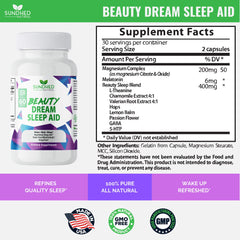 Valerian root and lemon balm herbs arranged together