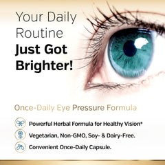 Retina and macular health emphasis in Eye Pressure Support