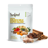 Sunfoods Golden Milk Super Blend powder scoop