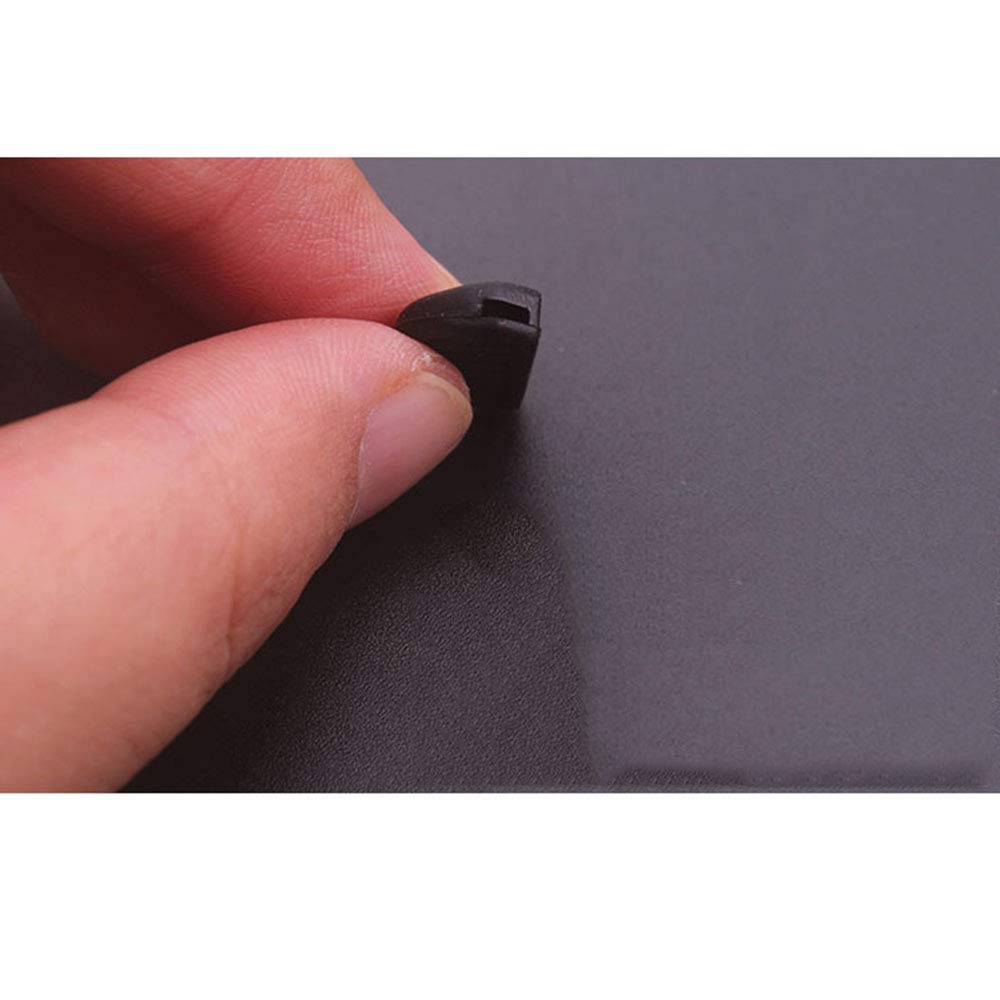 Push-in and slide-in nose pads for glasses, no screws needed