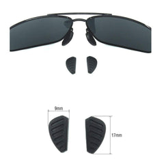 Replacement silicone nose pads for eyeglasses