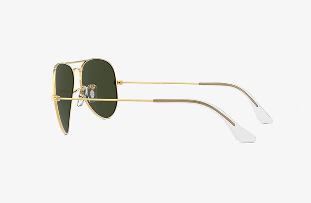 Anti-slip temple tips for sunglasses with round metal temples