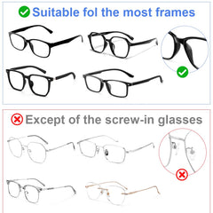 Black 1mm silicone nose pads for sunglasses