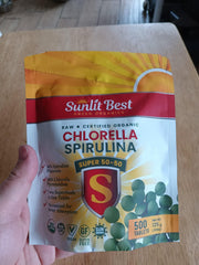 Chlorophyll-rich nutrients illustration